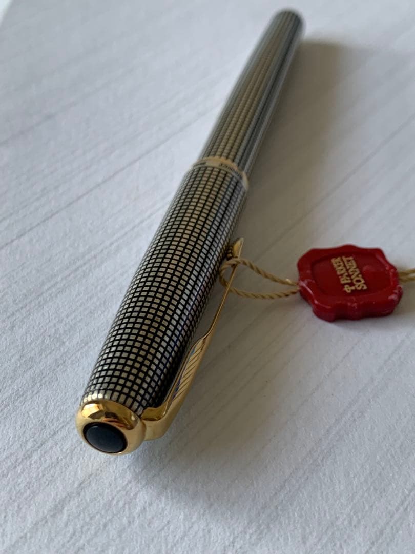PARKER Sonnet シルバー製 万年筆 18Kペン先