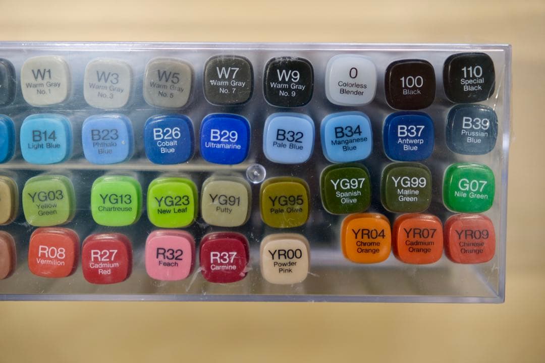 COPIC 72 A colors コピック