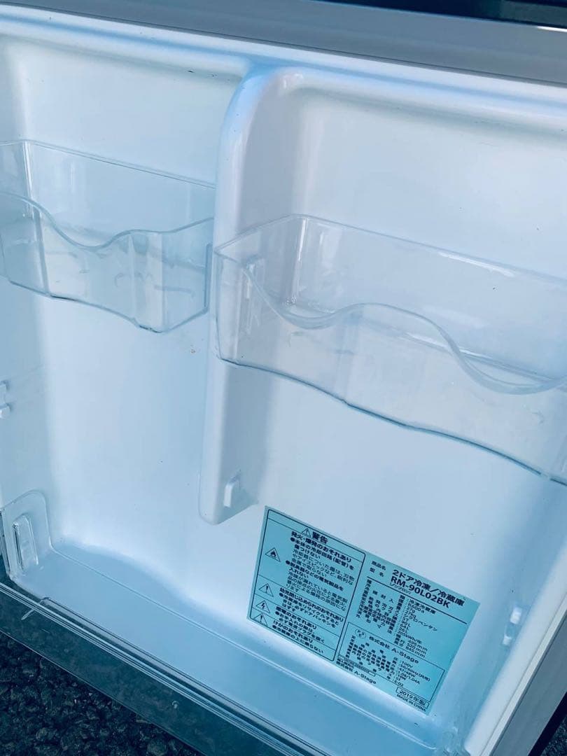 ✅A-Stage2ドア冷凍冷蔵庫✅ ✅RM-90L02BK✅送料設置無料