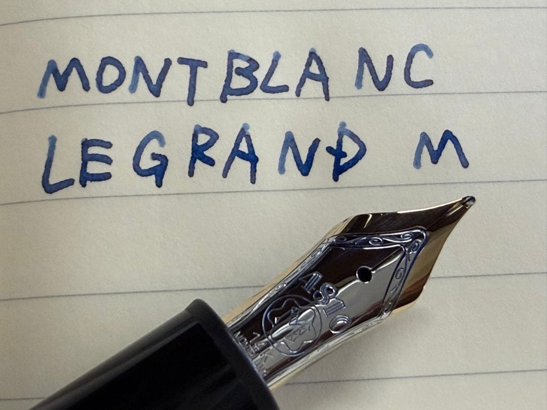 未使用に近い モンブラン ル・グラン 146 ブラック 中白 M 中字 万年筆
