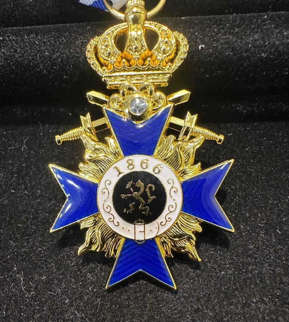 【レプリカ】バイエルン王国 武功十字章 3等 剣・王冠付 ドイツ 勲章 WWI