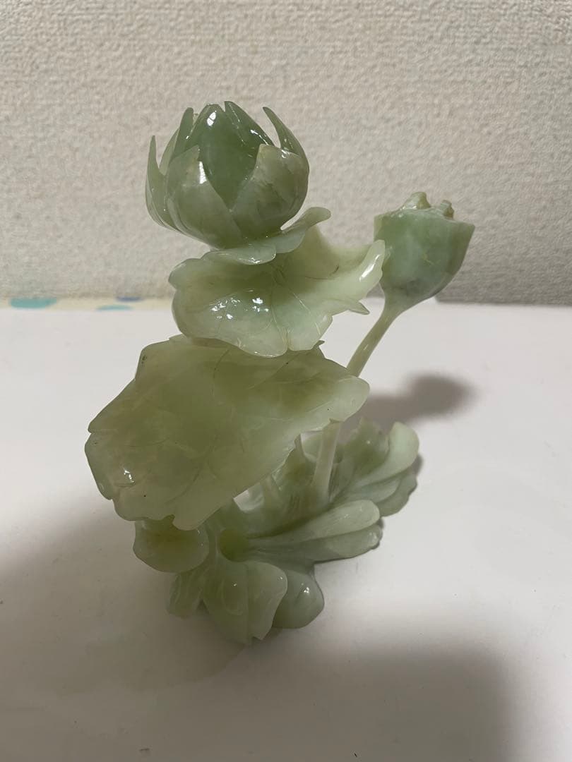翡翠玉石彫刻　置物　天然石