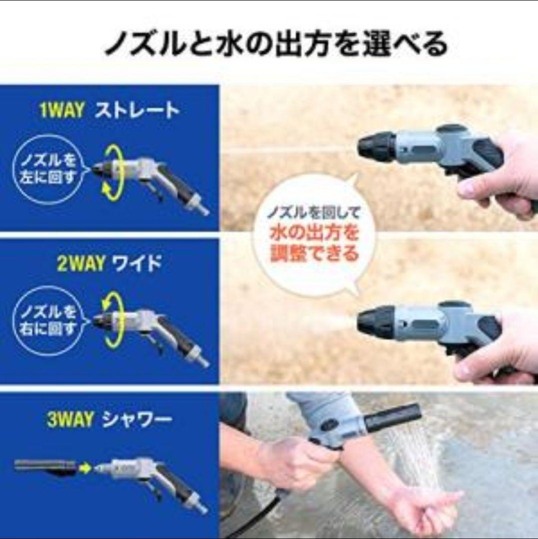サンワダイレクト ポータブル洗浄機 シガーソケット接続 DC12V200-CD