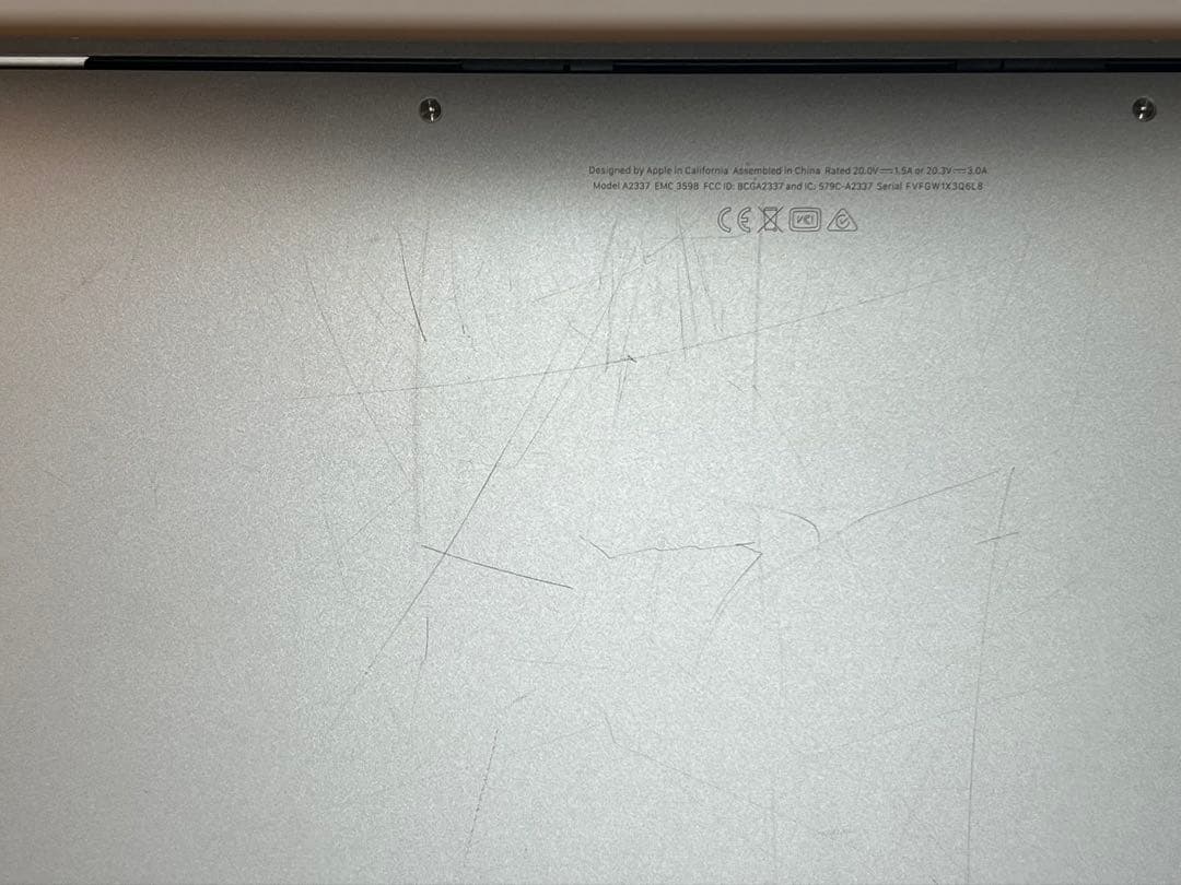 訳品MacBook Air 13インチ M1 8GB/512GB