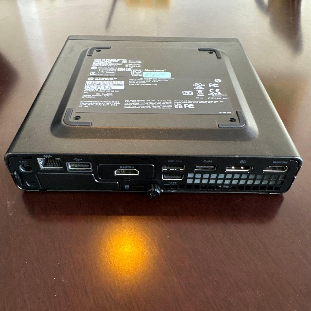 ミニPC HP ProDesk 400 G6