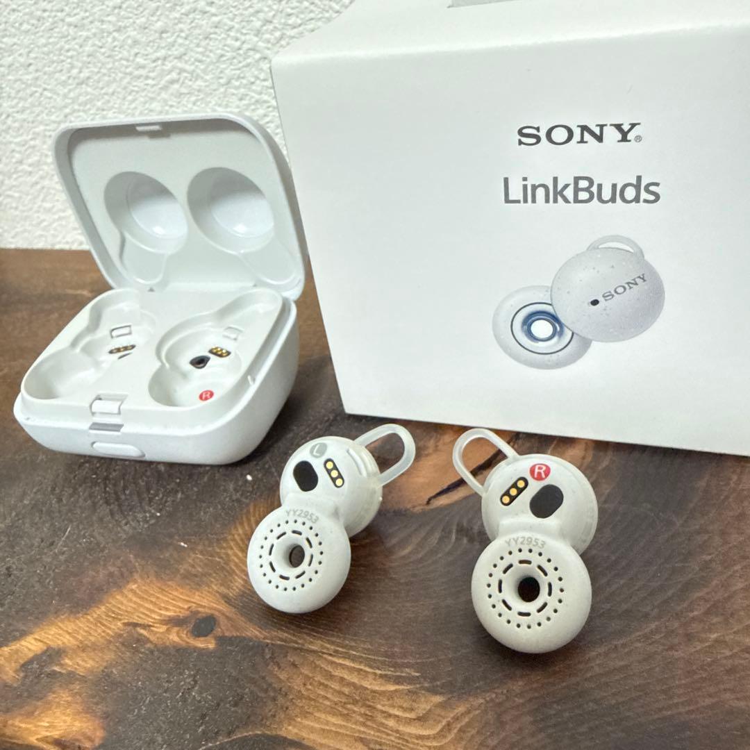 SONY LinkBuds ワイヤレスイヤホン ホワイト WF-L900