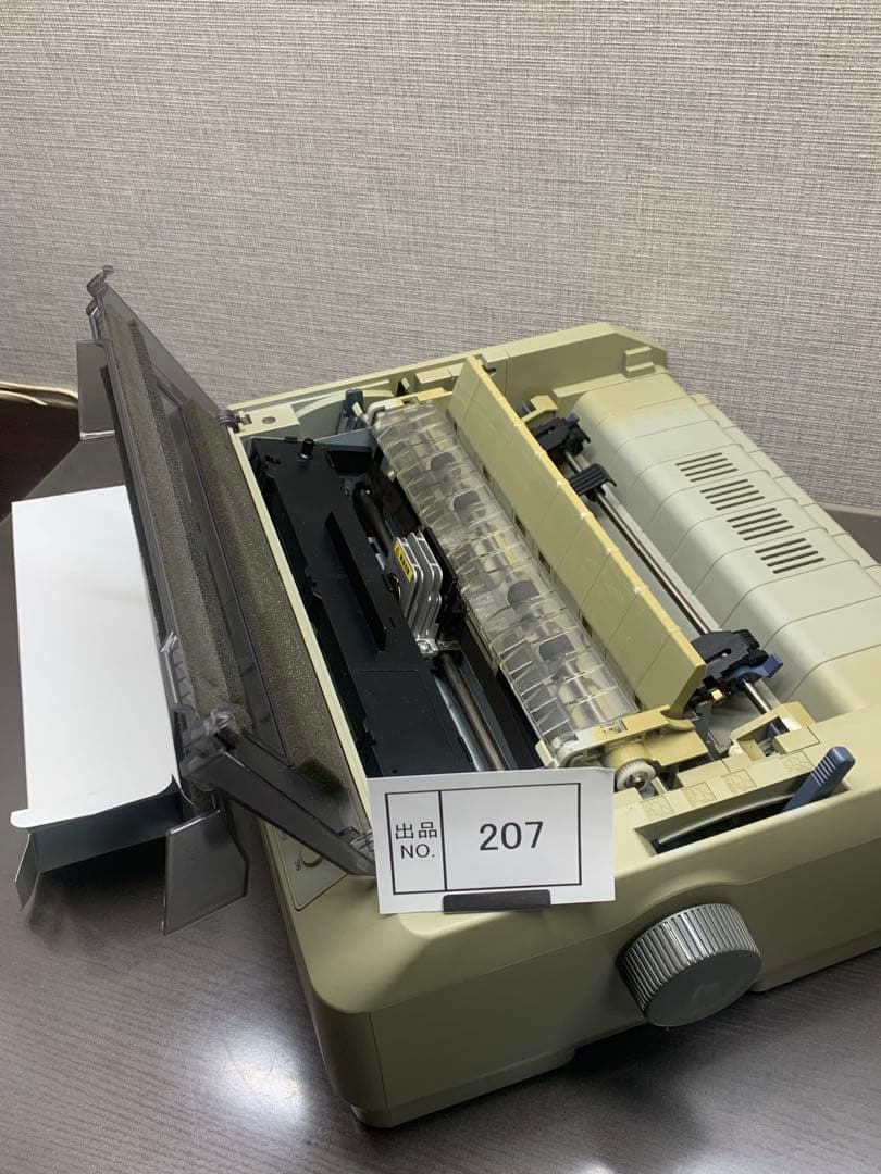 出品No.207 エプソン　ドットプリンタ　VP880　動作OK　新品リボン付