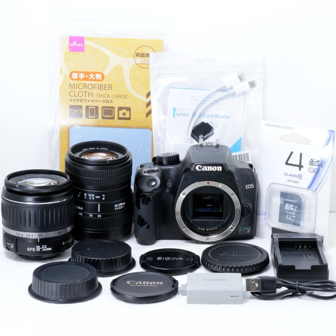 ⭐️良品⭐️Canon キャノン EOS Kiss F ダブルズームセット