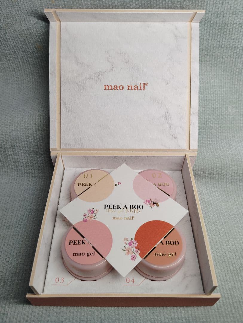新品 未使用 mao nail PEEK A BOO 4色セット