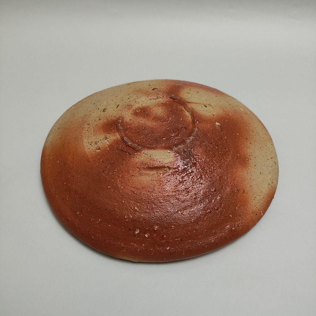 金重有邦　備前焼火襷皿　伊部　金重素山　金重陶陽