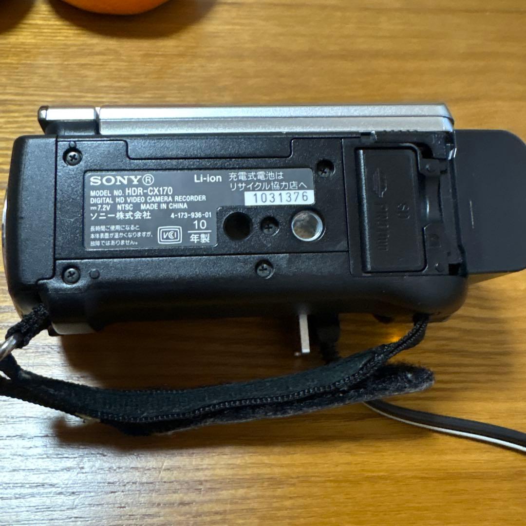 SONY 2010年製 ビデオカメラ HDR-cx170