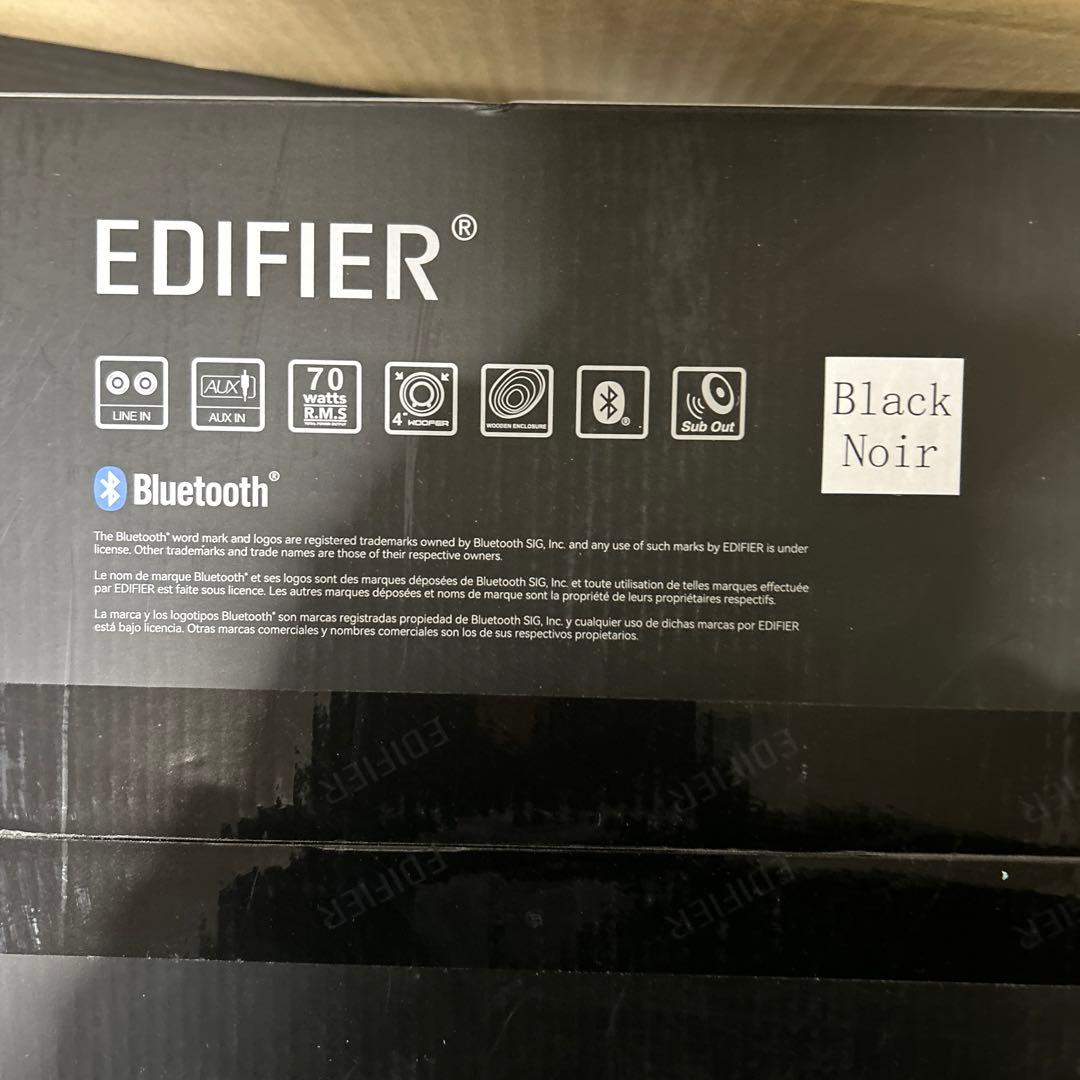 新品　Edifier D12 スピーカー ブックシェルフスピーカー　ブラック