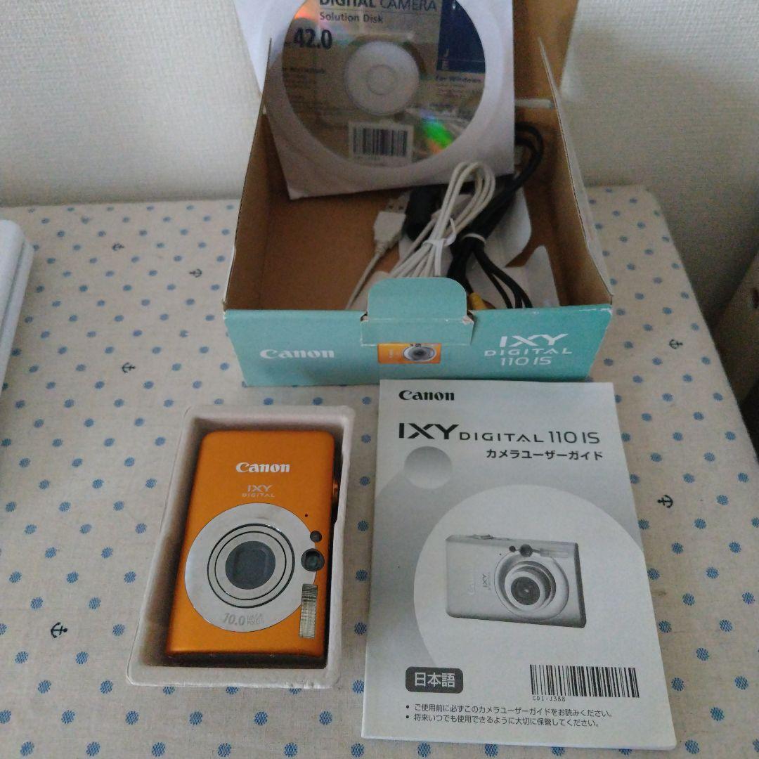 ジャンク品　Canon IXY DIGITAL 110 IS オレンジ