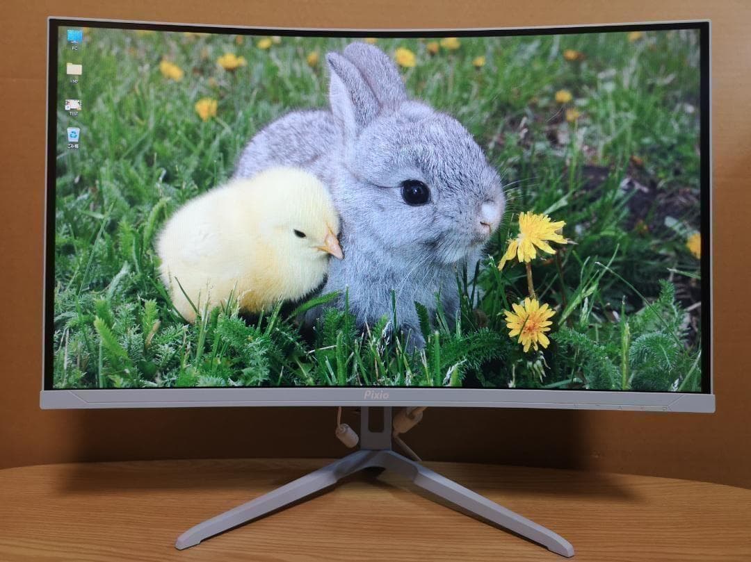 PXC248 Wave 湾曲ゲーミングモニター 23.8型 200Hz 美品