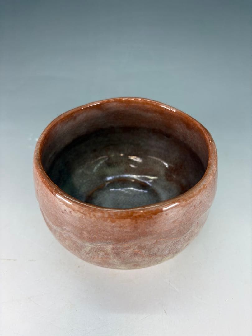 ★中古品★茶道具　吉向蕃斎（松月）造　旭泉釉茶碗（共箱）
