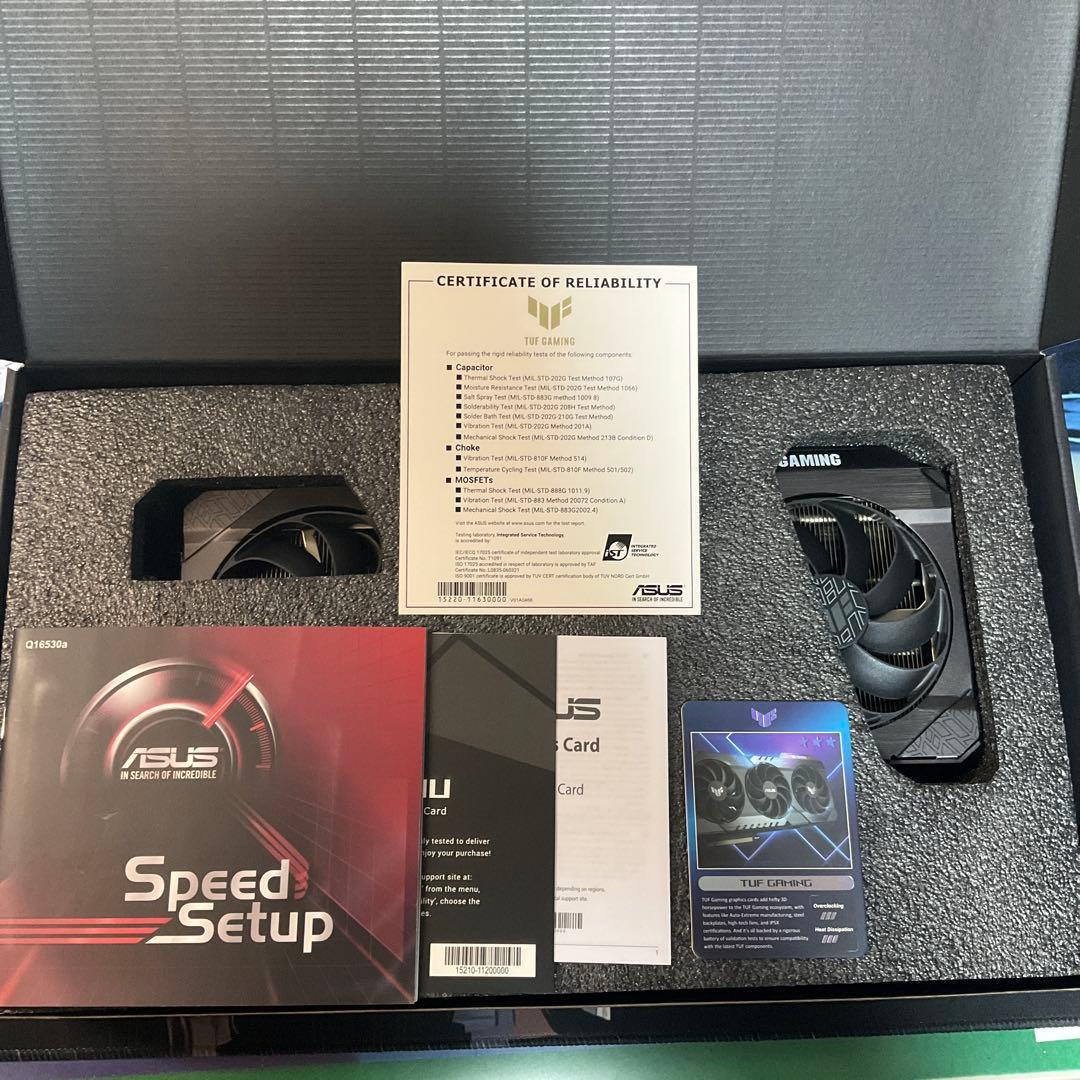ASUS STRIX GeForce RTX3060 OC 12GB 動作確認済