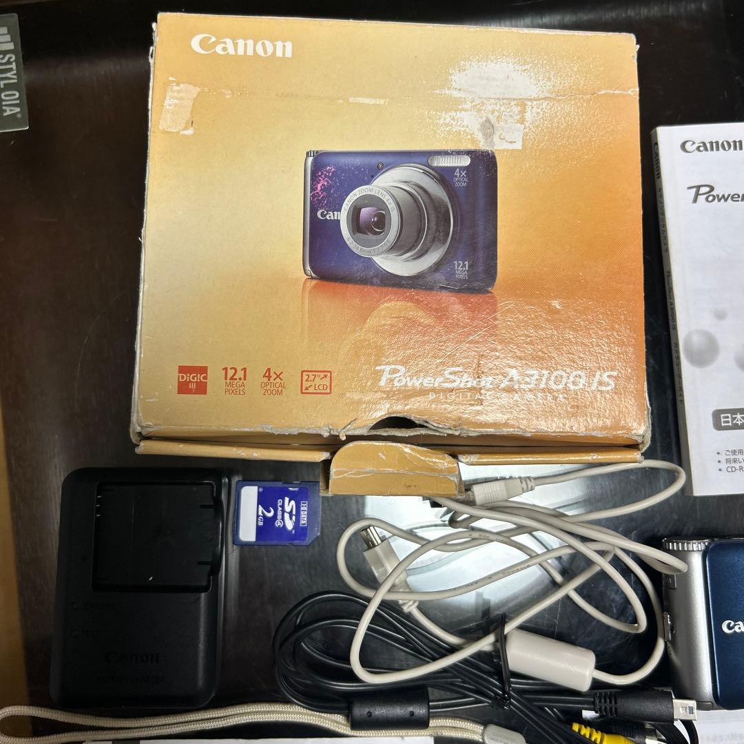 Canon キヤノン PowerShot A3100 IS ブルー