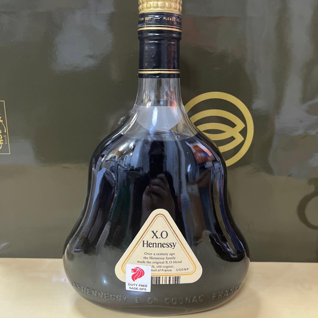 値下♡新品未開封♡ブランデー♡X.OHennessy♡金キャップ♡クリアボトル♡