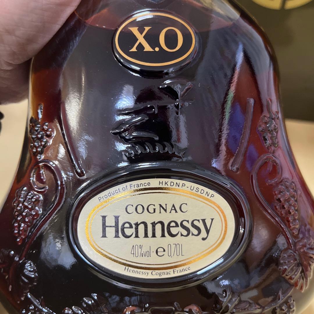 値下♡新品未開封♡ブランデー♡X.OHennessy♡金キャップ♡クリアボトル♡