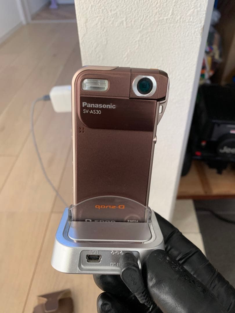 Panasonic D-snap SV-AS30 充電器・ケース付き