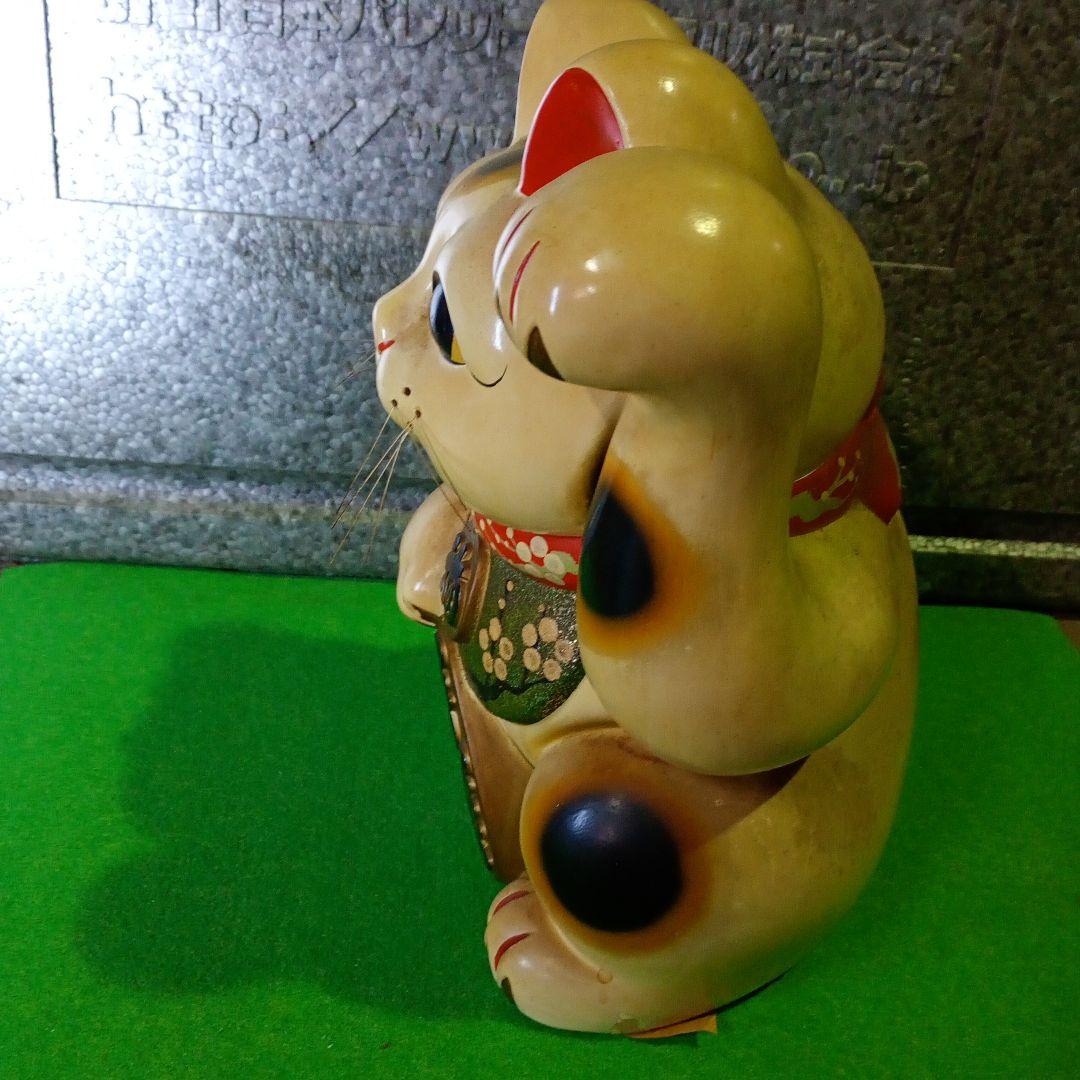 木製 招き猫 約30cm　ターボBBA ダンダダン