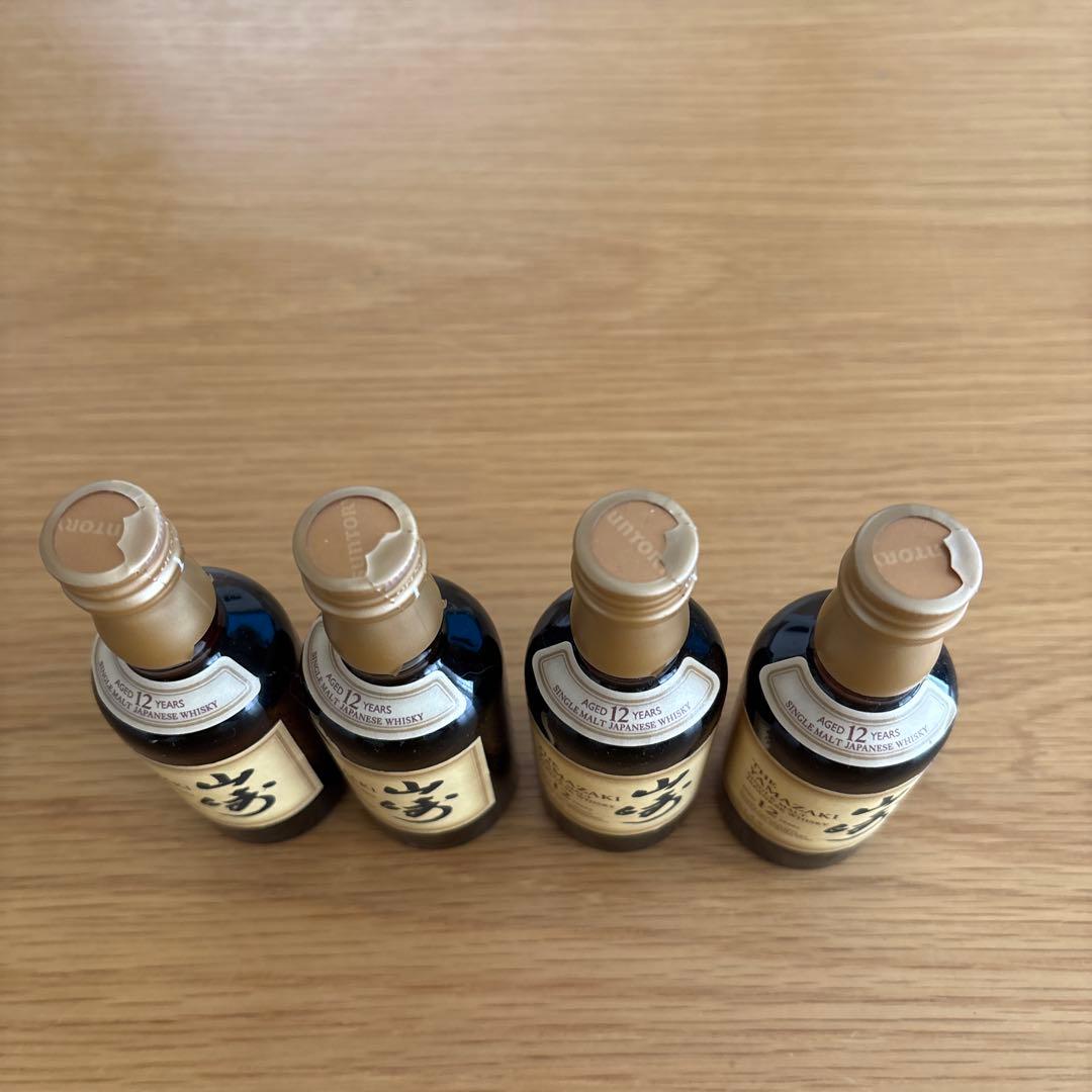 山崎 12年ウイスキー 50ml 4本セット