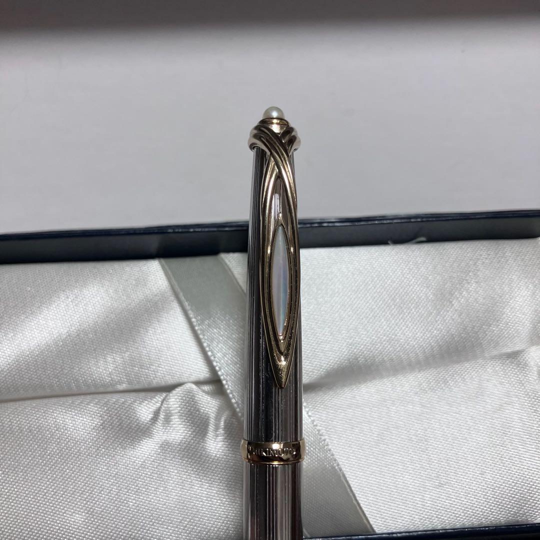 MIKIMOTO ボールペン パール&シェル付き