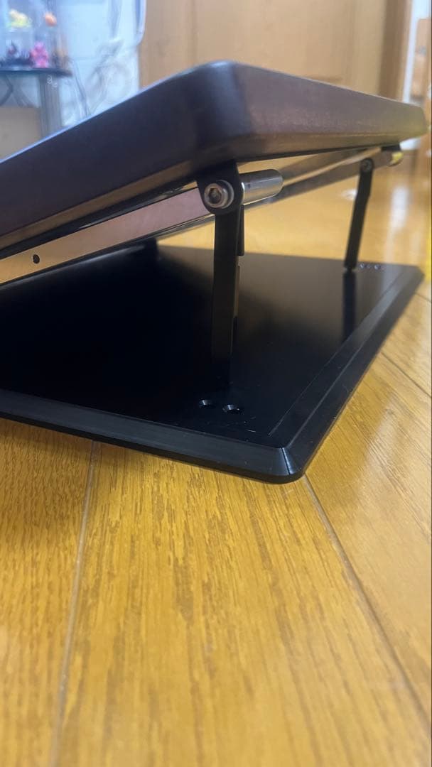 PCスタンド軽井沢彫り　高級　1点物　職人手作り