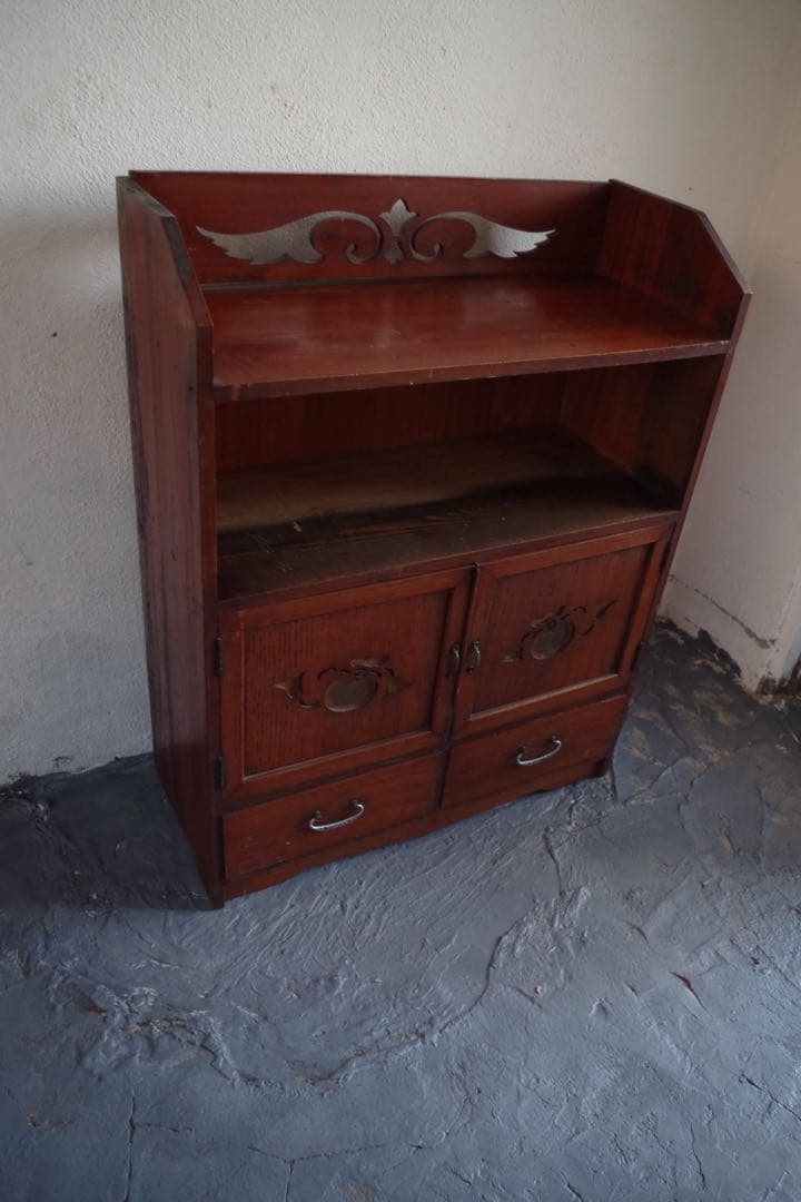 古家具　棚　収納棚　昭和レトロ