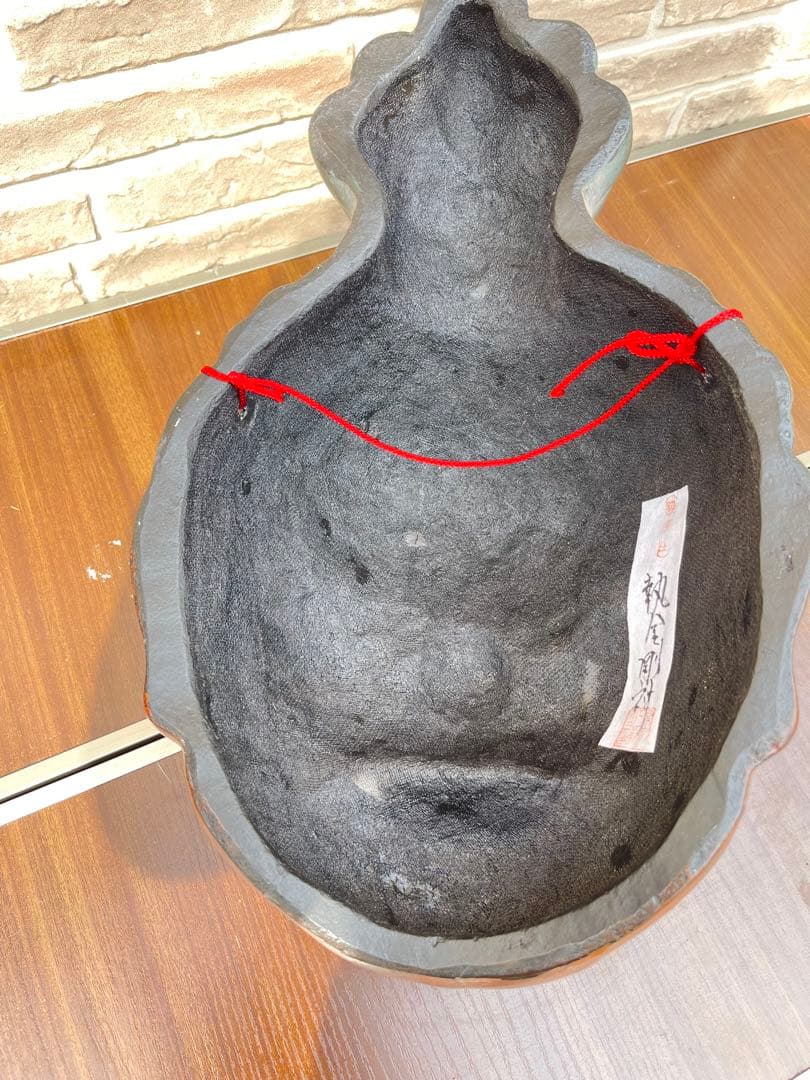 【開運 厄除け】特大 執金剛面 共箱付 寺院奉納品級 鬼面 能面 仏教守護神