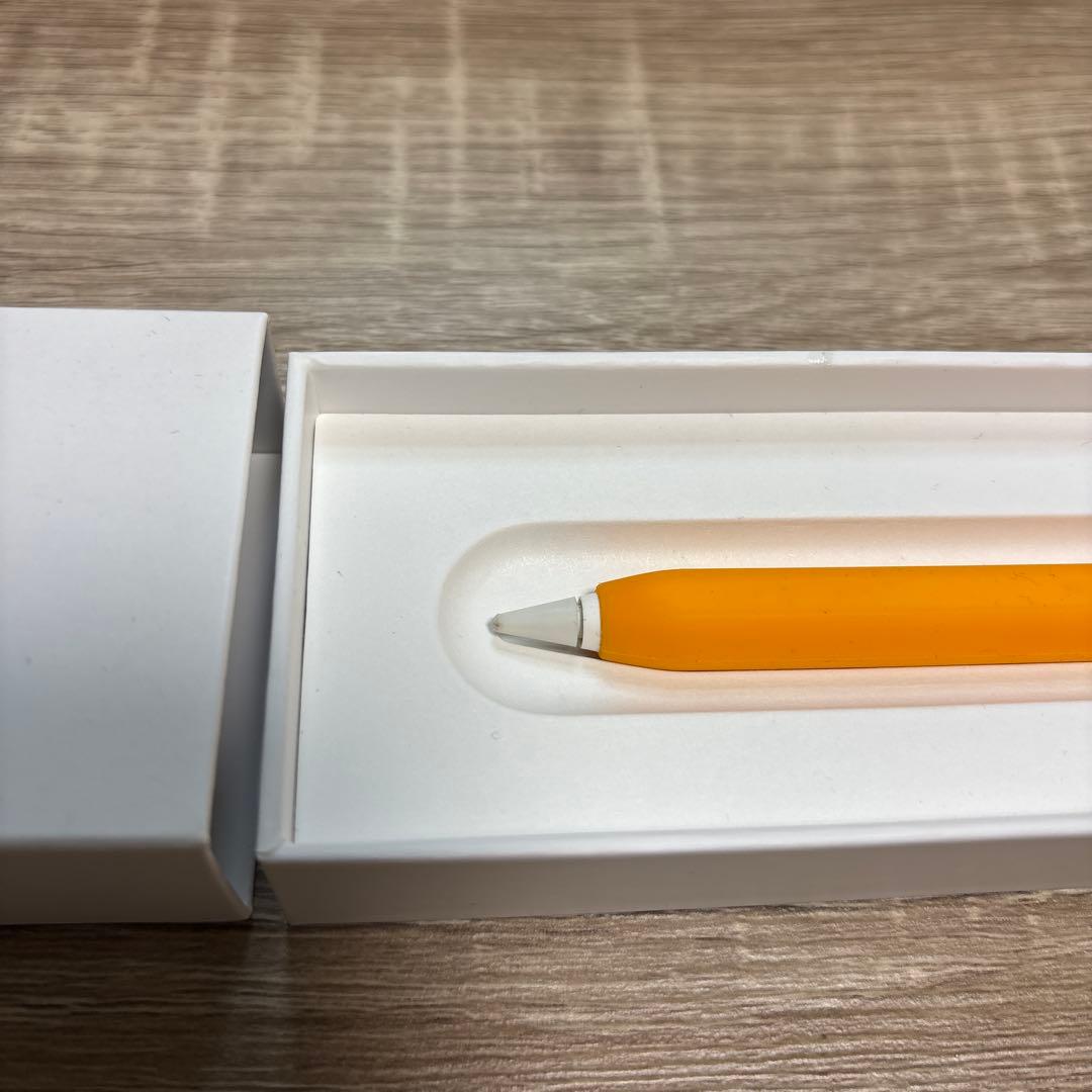 Apple Pencil 第2世代 オレンジ保護カバー付き