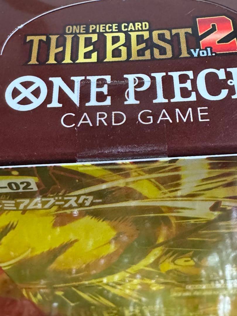 テープ付ワンピース カードTHE BESTvol.2 1BOX未開封品ワンピース