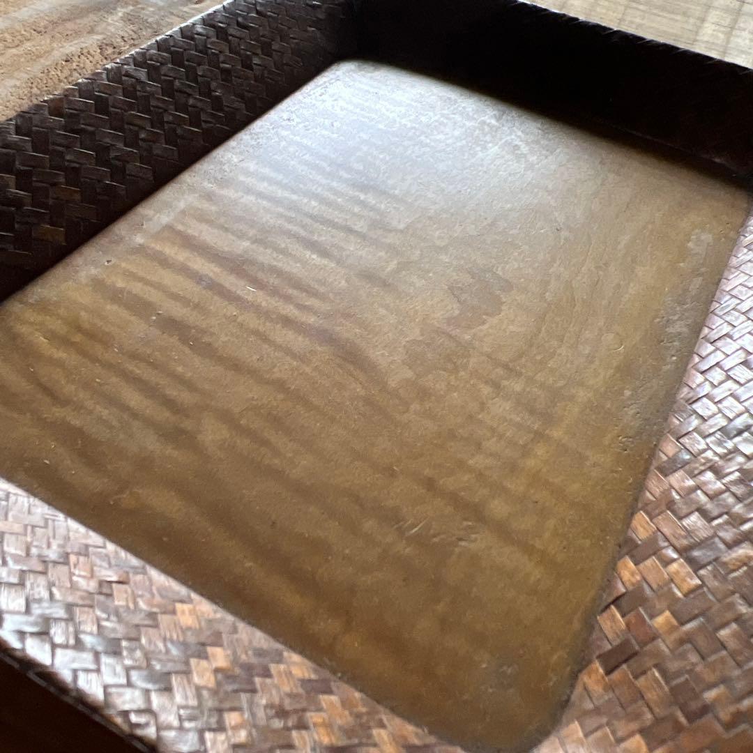 実家整理　古い煎茶盆