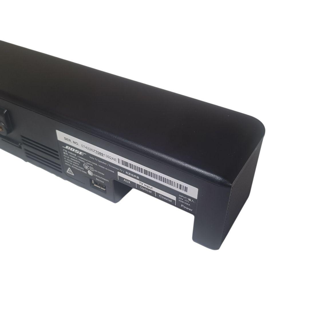 BOSE Solo TV speaker ブラック 新品電池 光ケーブル 付き