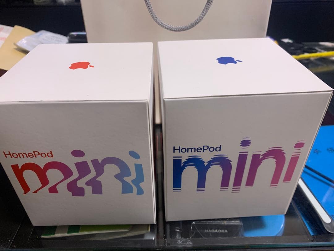 Apple Pod mini オレンジ ブルー 2個セット