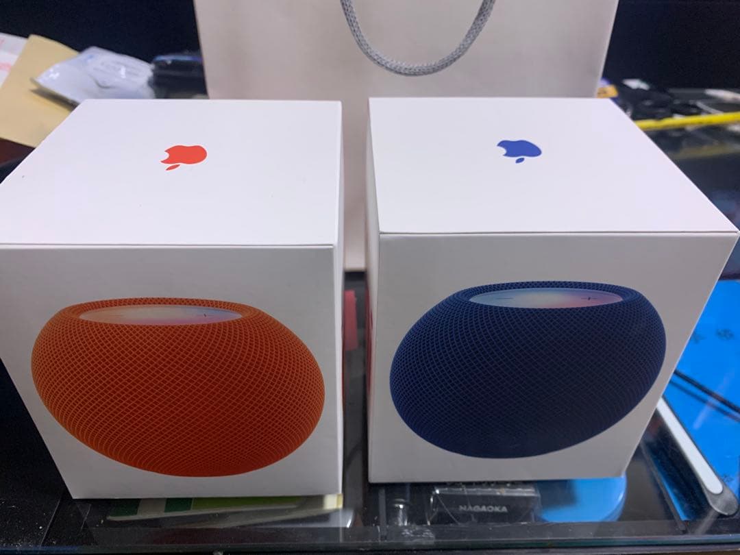 Apple Pod mini オレンジ ブルー 2個セット