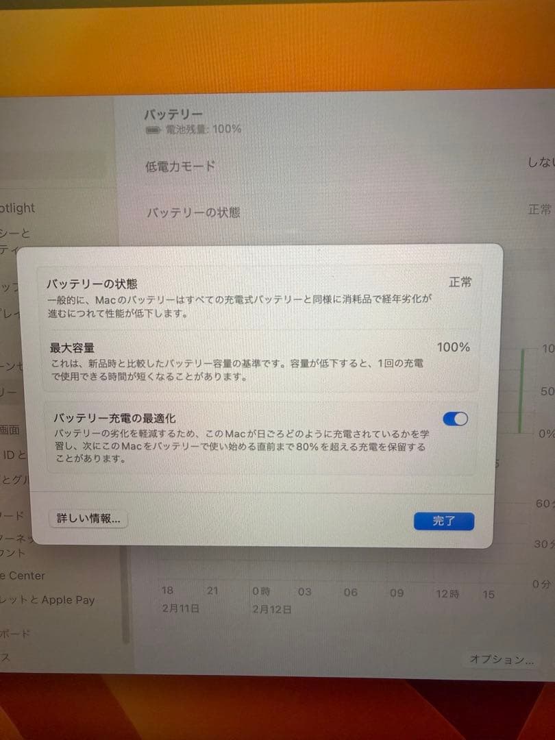 【充放電39回最大容量100%】MacBook Air2020 M1 256GB