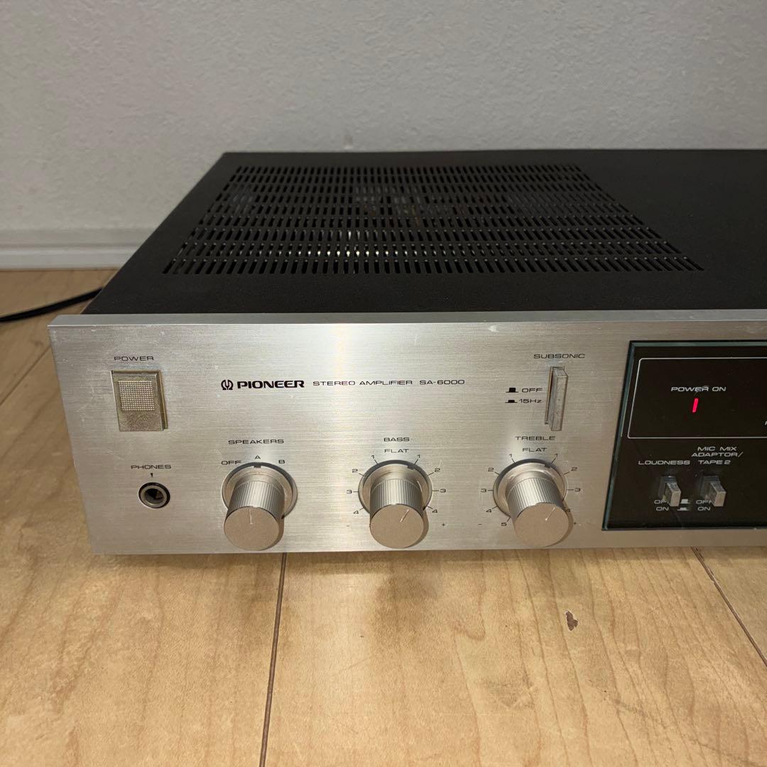 完動品！！　いい音　パイオニア　プリメインアンプ　SA-6000 希少です
