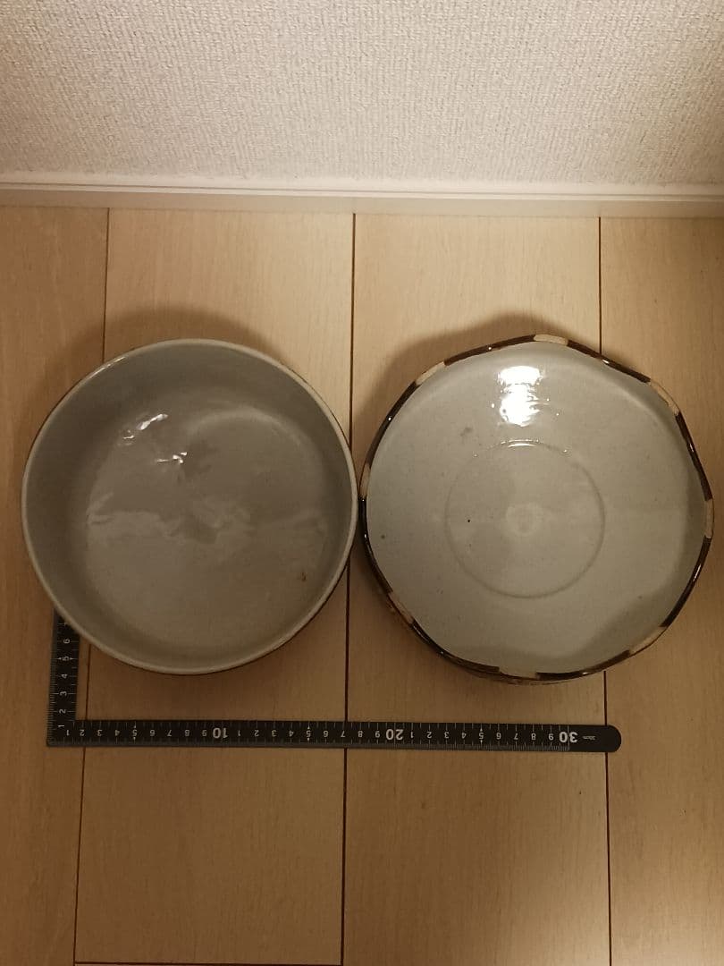 膳所焼 陽炎園 岩崎新定 金彩若松食籠 菓子器 茶道具