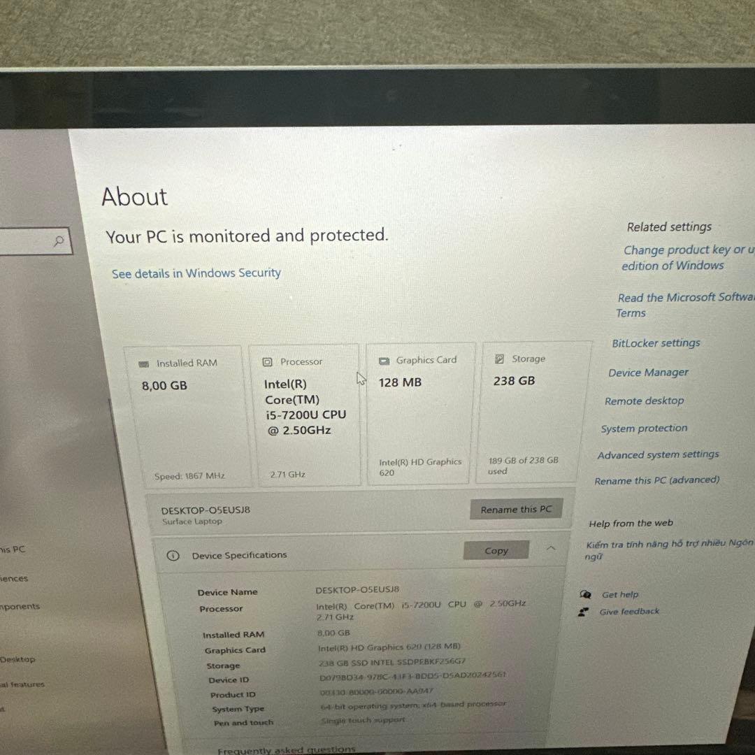 m*n様 Microsoft Surface Laptop 8GB
