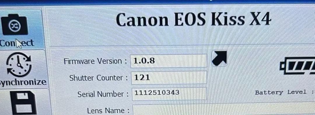 Canon Kiss X4 ダブルレンズ ショット121回 手振れ補正
