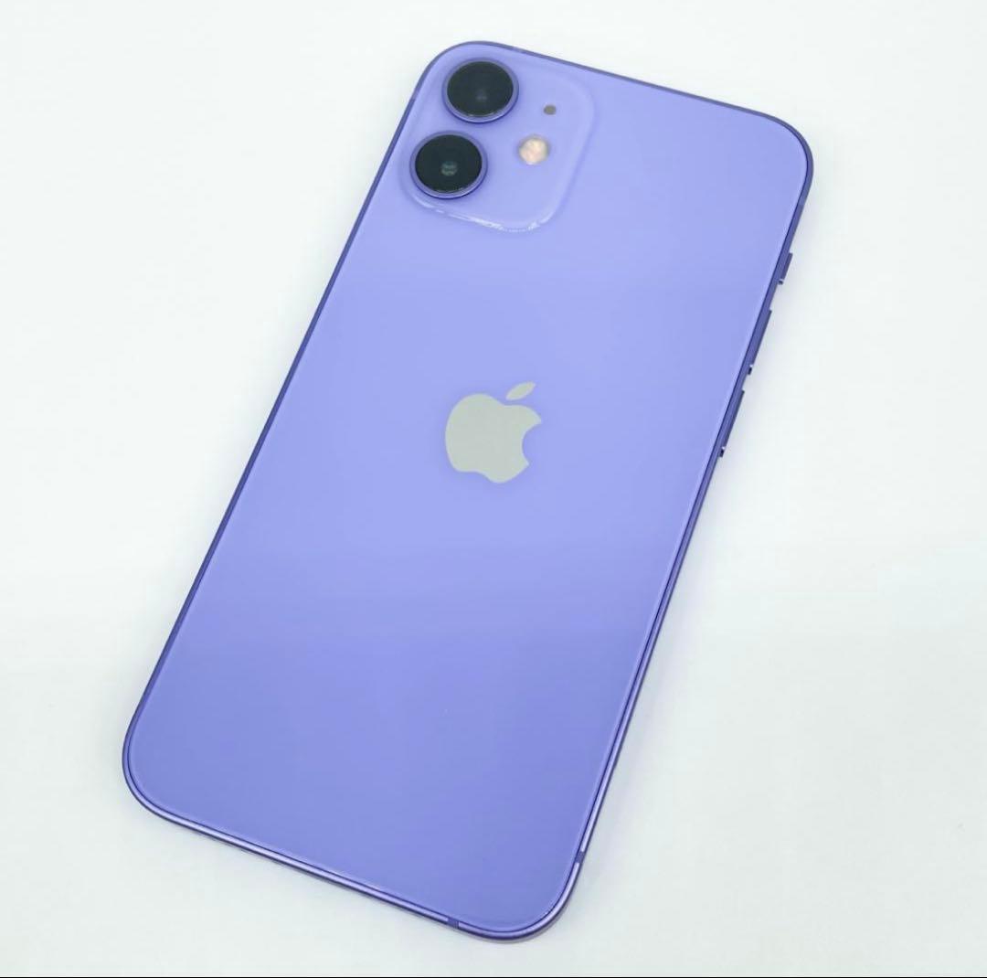 即配【美品】SIMフリー iPhone 12 mini 256GB 容量92％