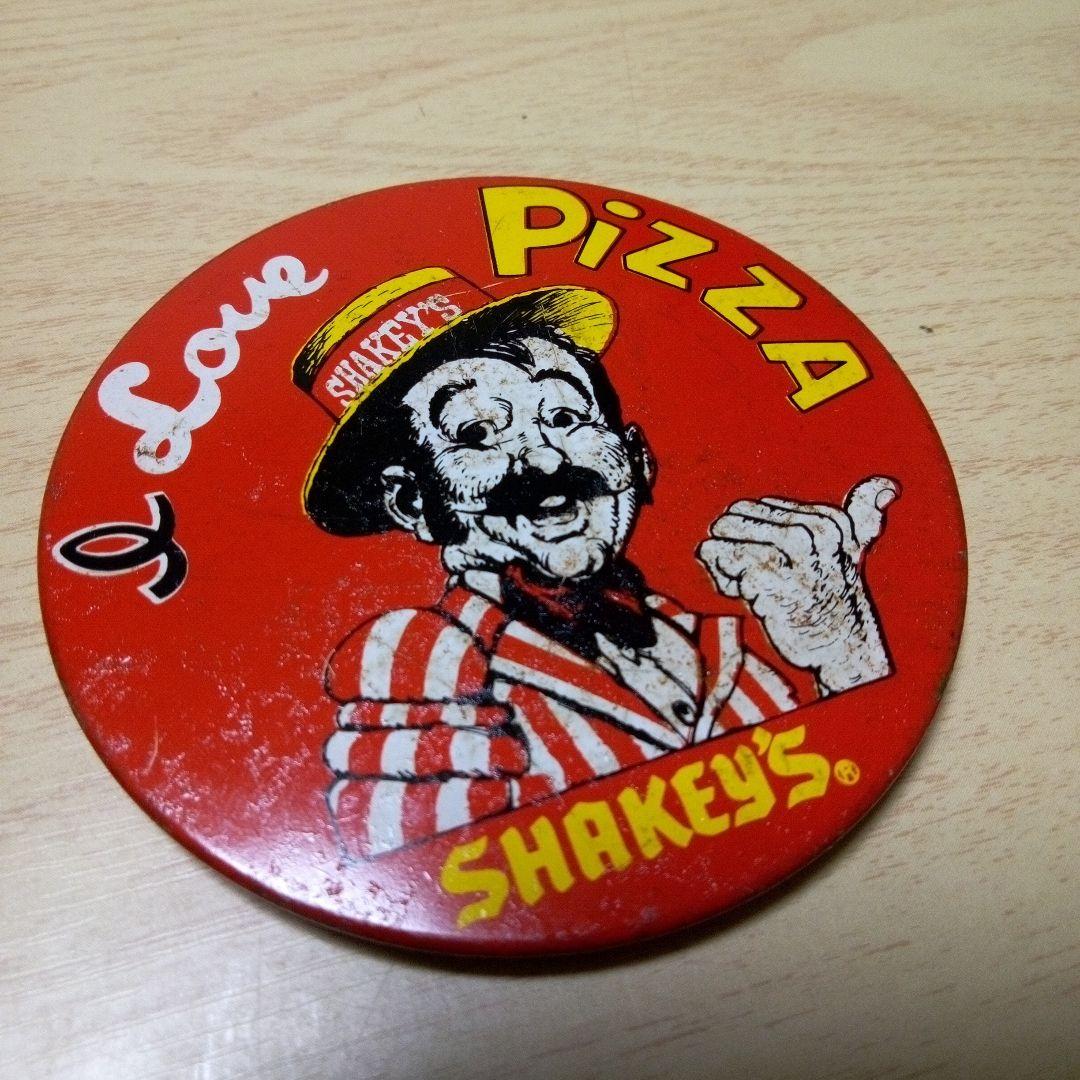 缶バッヂ　　シェイキーズ　PIZZA　　絶版　希少‼️