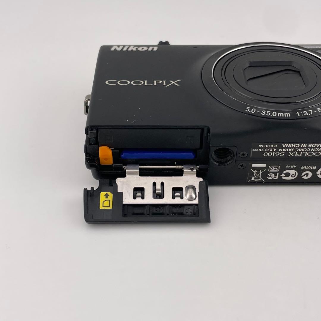 実写美⭕️【動作確認済】Nikon COOLPIX S6100 ブラック