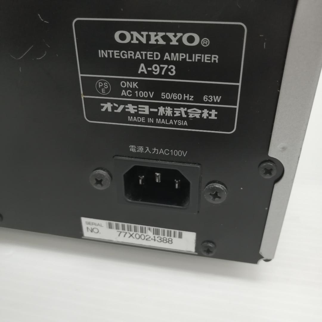 【ジャンク】ONKYO プリメイアンプ a-973