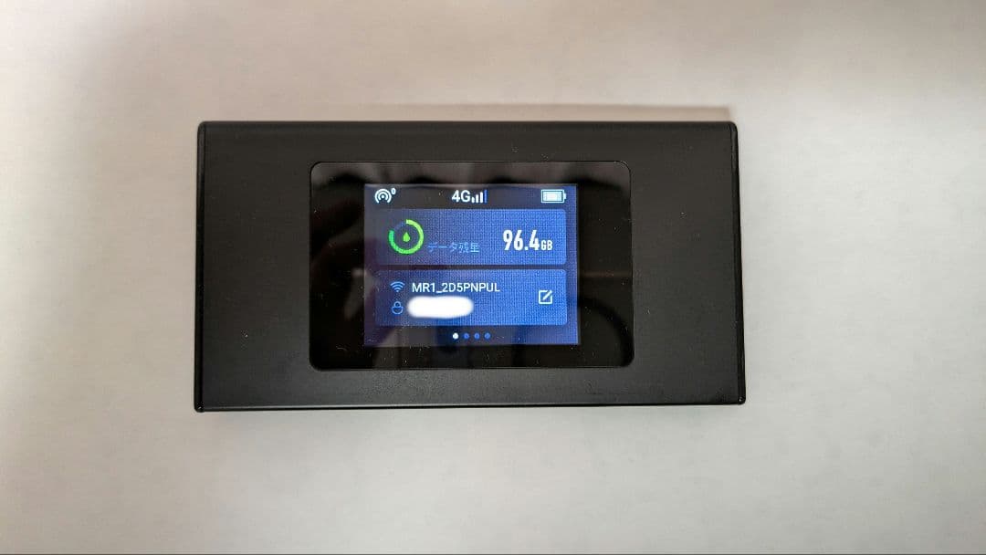 Wi-Fi リチャージ　MR1 モバイルルーター 残96G