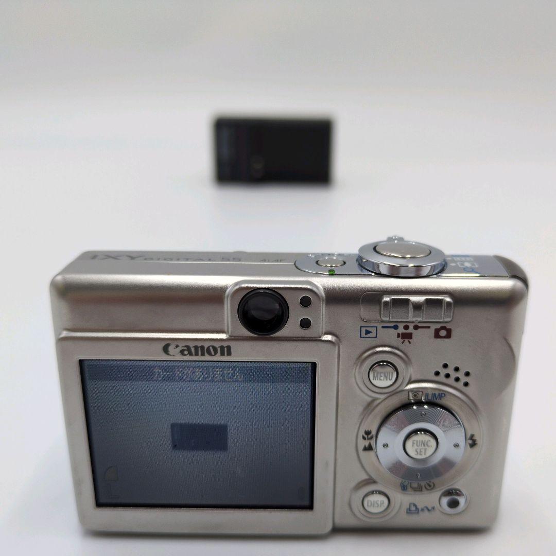 美品 Canon IXY 55 シルバー イクシー エモい コンデジ カメ女