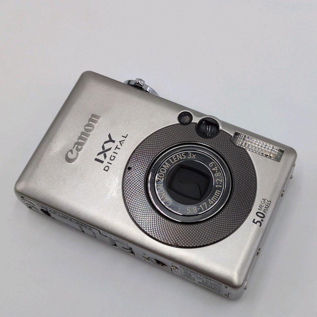 美品 Canon IXY 55 シルバー イクシー エモい コンデジ カメ女