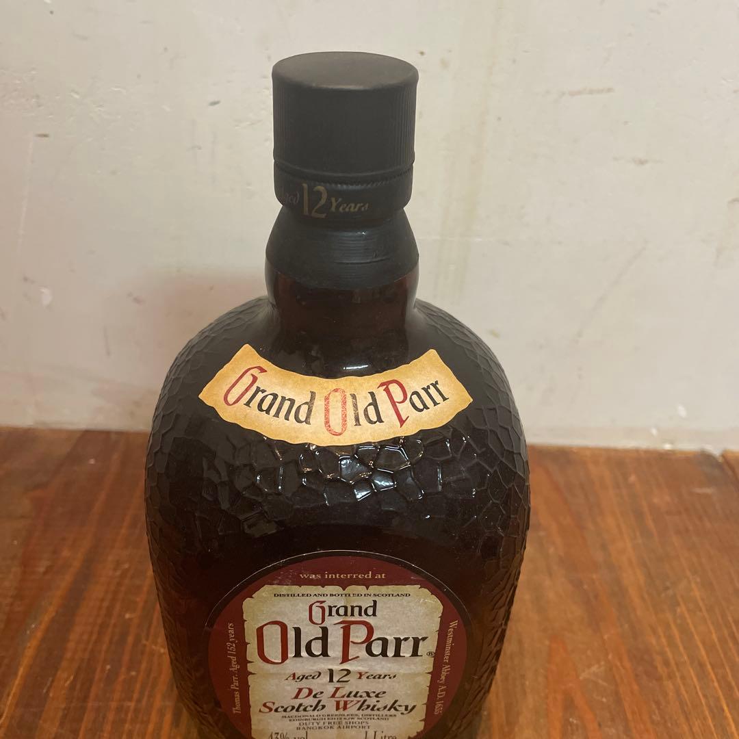 古酒　ウィスキー　グランドオールドパー　12年　デラックス 1000ml
