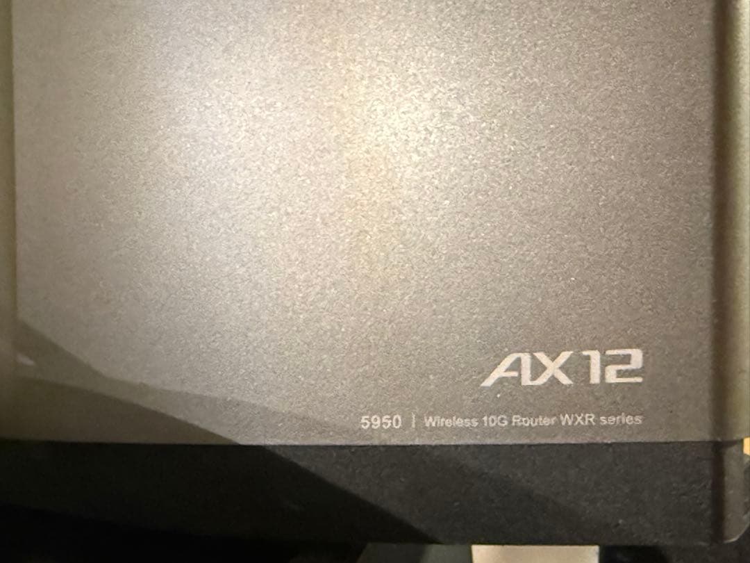 バッファロー　AX12 Wi-Fi6 10G 無線LANルーター